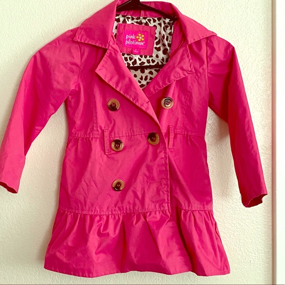 Pink rain Jacket